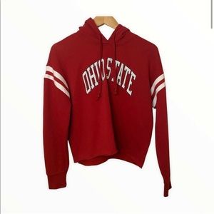 Tailgate Clothing | Red Ohio State Pull Over Hoodie Size S